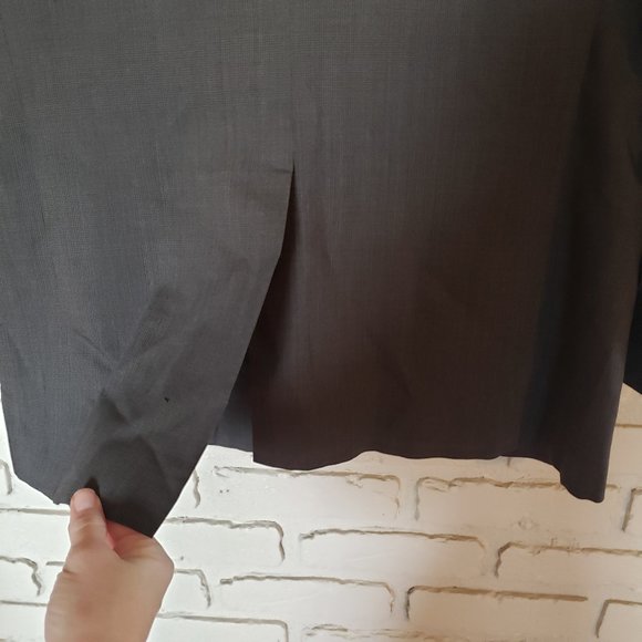 Vintage Burberry 100% Wool Suit Coat Blazer - Picture 12 of 15